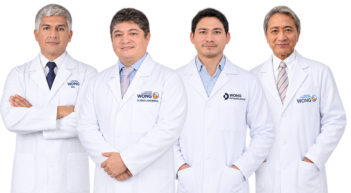 Los cuatro médicos de Wong Oftalmólogos